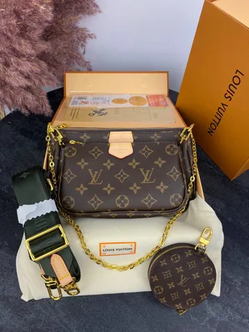 Louis Vuitton Multi Pochette Brown/Green