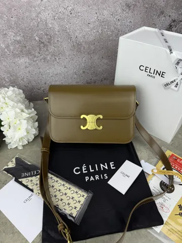 Celine Teen Triomphe Brown