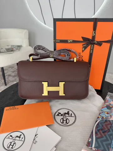 Hermes Constance Chocolate Gold