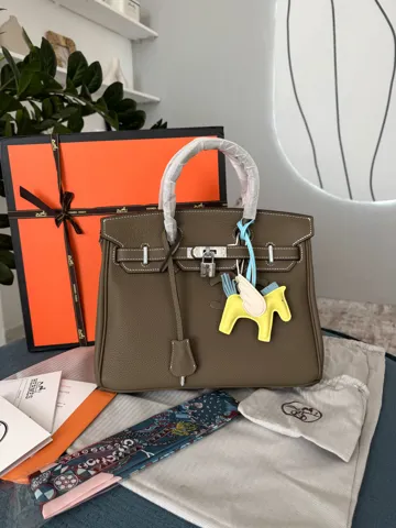 Hermes Birkin Grey Silver 30 (БЕЗ коробки)