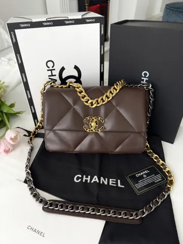 Chanel Chocolate Gold/Silver