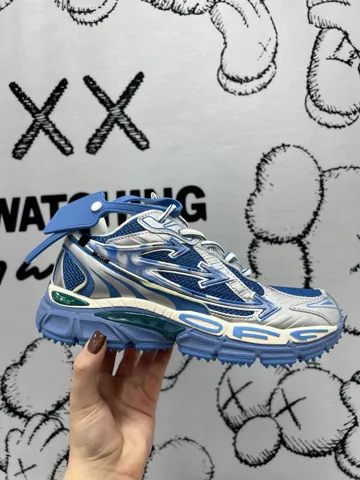 Off-White Be Right Back Blue Silver