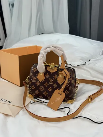 Louis Vuitton Trunk 20 Monogram Canvas with Studs and Chain