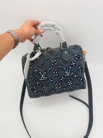 Louis Vuitton Speedy Bandouliere 25 Denim