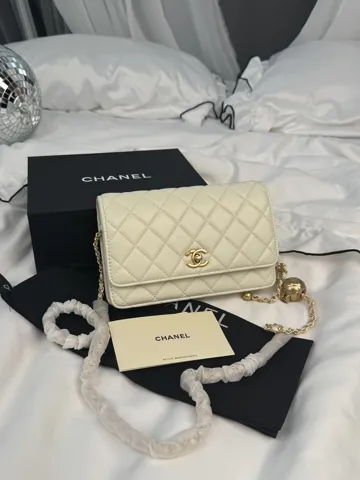 Chanel Mini Flap Bag Cream