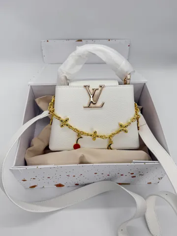 Louis Vuitton Capucines Mini White