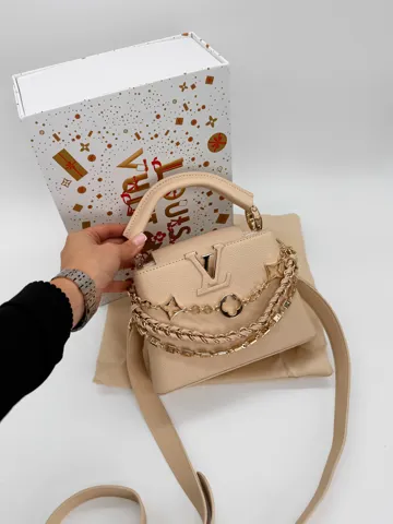 Louis Vuitton Capucines Mini Cream