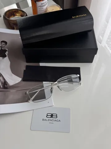 Balenciaga Clear/Silver BB0415O 002 XL 64/14/145