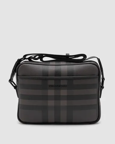 Burberry Muswell Shoulder Crossbody Bag Dark Brown
