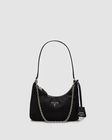 Prada Re-Edition 2005 Re-Nylon and Saffiano Mini Black