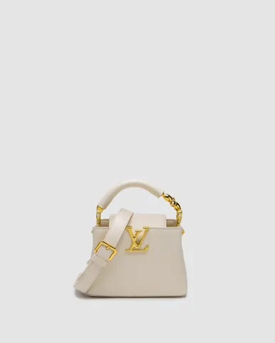 Louis Vuitton Capucines Mini Milk/Gold