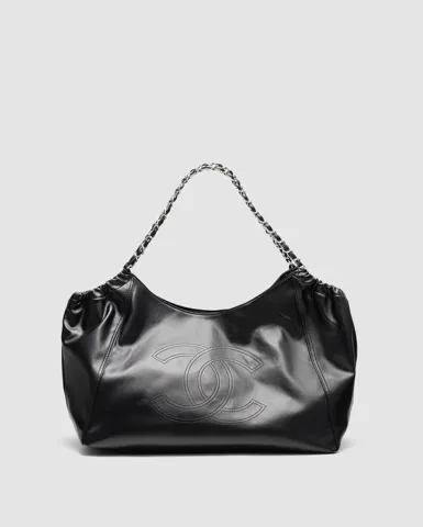 Chanel Maxi Shopping Bag in Black Lambskin