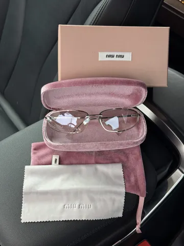 Miu Miu Clear/Silver SMU A50-F 1BC-08H1 68/15/130 1N