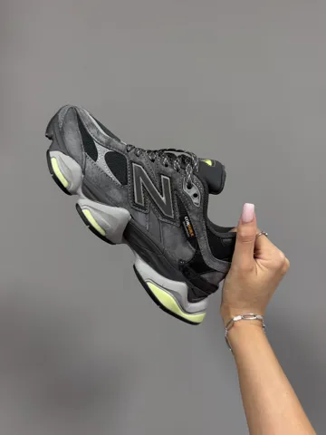 NEW BALANCE 9060 | DARK GREY / LIME CORDURA