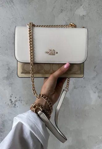 Coach Mini Klare Crossbody in Signature Canvas Milk/Beige [оригінальна коробка]